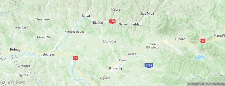 Dumitra, Romania Map