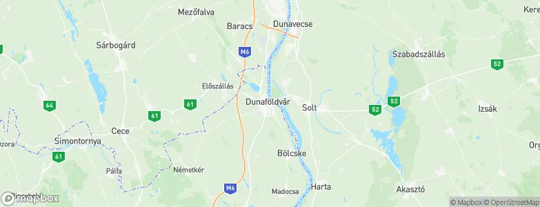 Dunaföldvár, Hungary Map