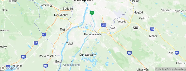 Dunaharaszti, Hungary Map