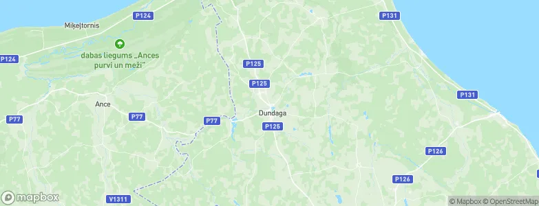 Dundaga, Latvia Map