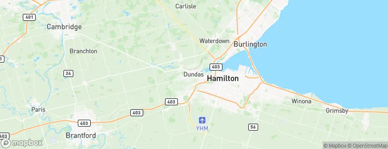 Dundas, Canada Map