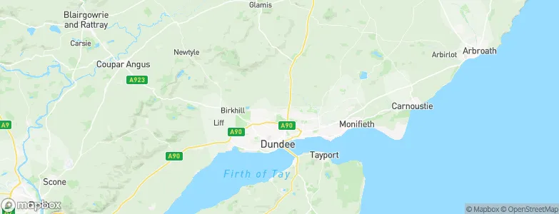 Dundee, United Kingdom Map