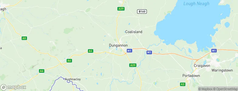 Dungannon, United Kingdom Map