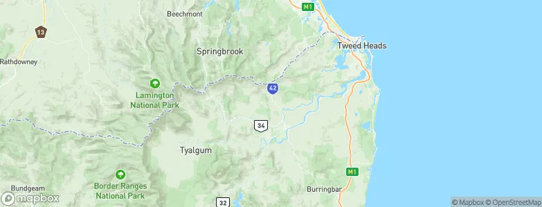 Dungay, Australia Map