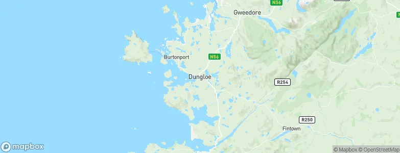 Dungloe, Ireland Map