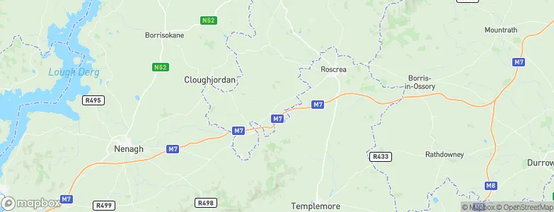 Dunkerrin, Ireland Map