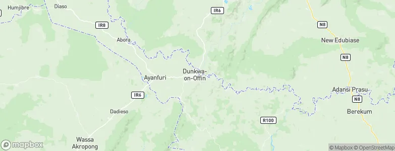 Dunkwa, Ghana Map