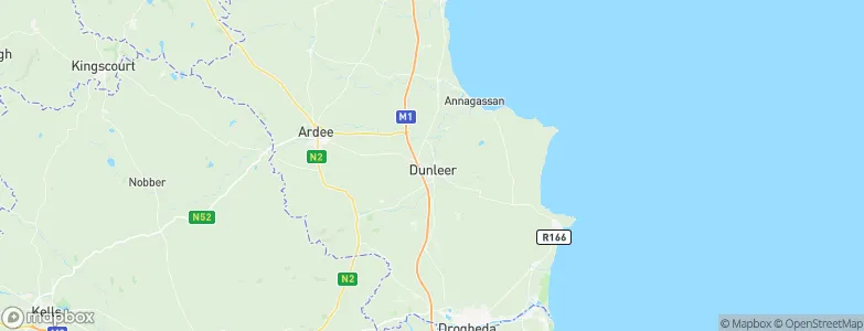 Dunleer, Ireland Map