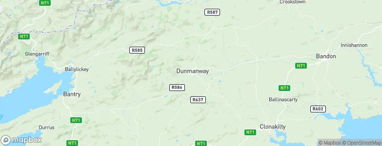 Dunmanway, Ireland Map