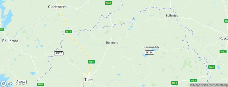 Dunmore, Ireland Map