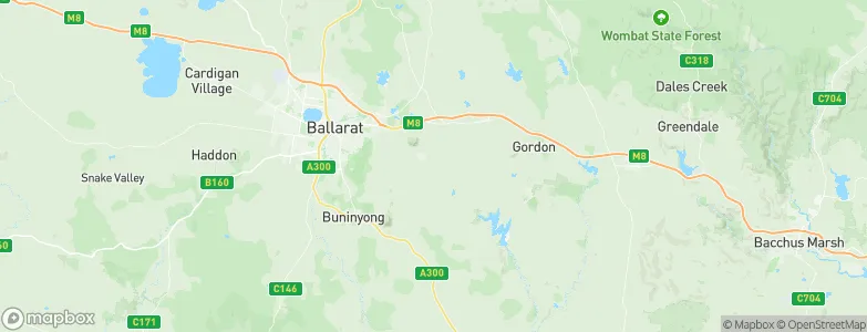 Dunnstown, Australia Map