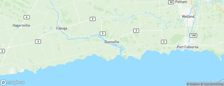 Dunnville, Canada Map
