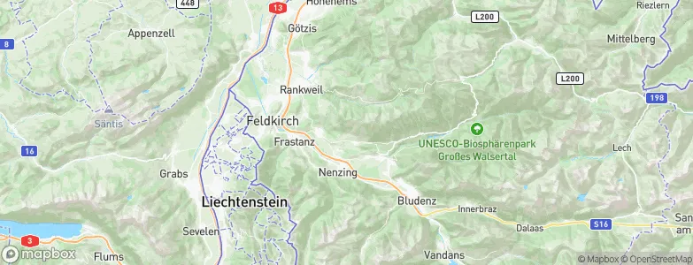Düns, Austria Map