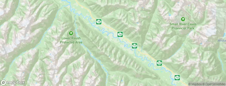 Dunster, Canada Map