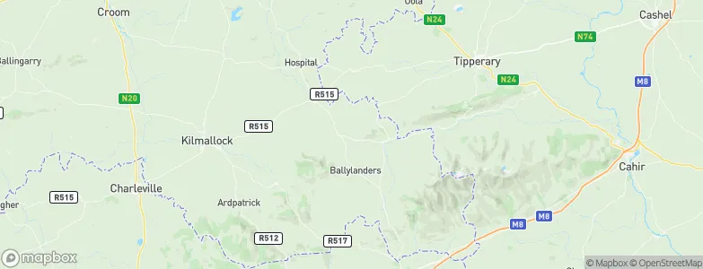 Duntryleague, Ireland Map