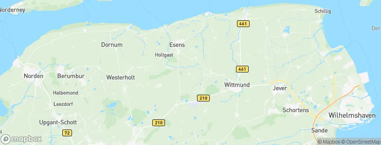 Dunum, Germany Map