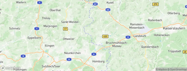 Dunzweiler, Germany Map