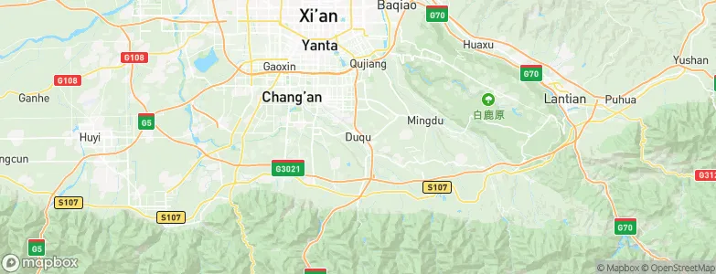 Duqu, China Map