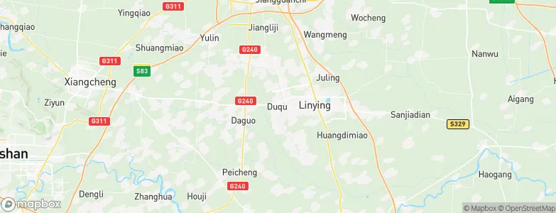 Duqu, China Map