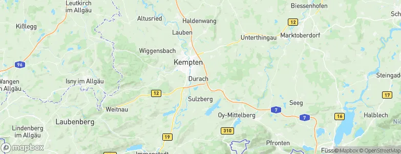 Durach, Germany Map