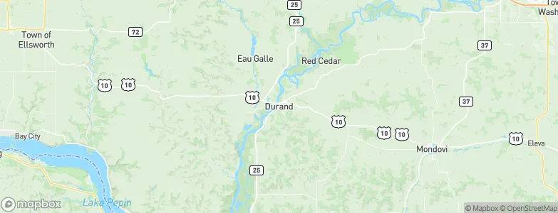 Durand, United States Map