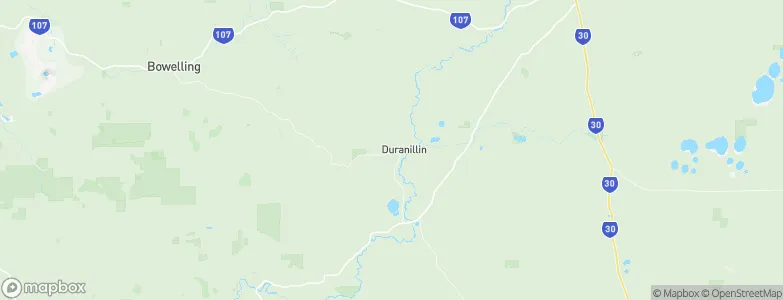 Duranillin, Australia Map