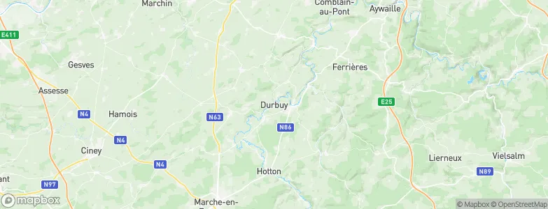 Durbuy, Belgium Map