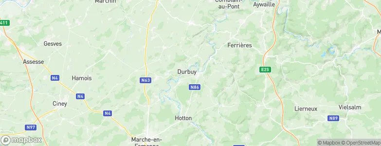 Durbuy, Belgium Map