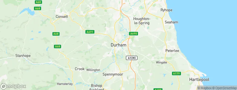 Durham, United Kingdom Map