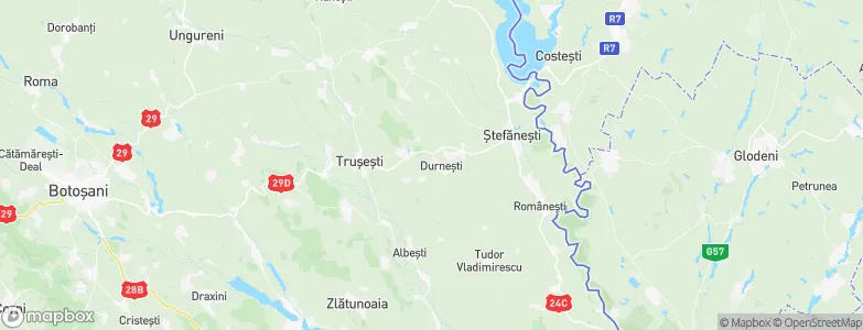 Durneşti, Romania Map