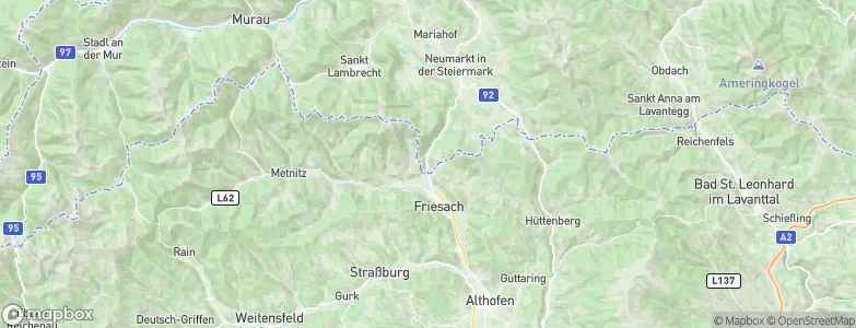 Dürnstein in der Steiermark, Austria Map