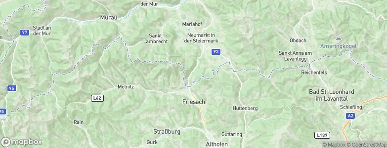 Dürnstein in der Steiermark, Austria Map