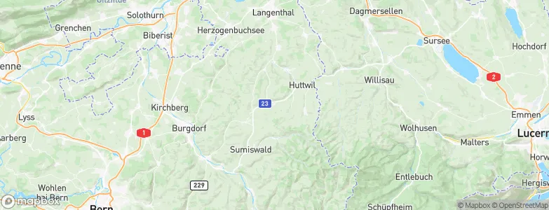 Dürrenroth, Switzerland Map