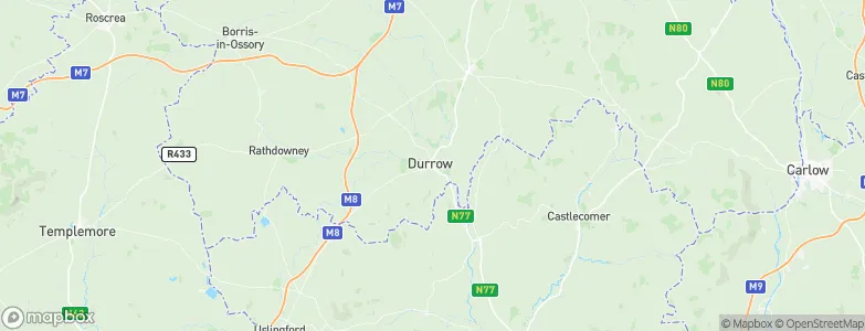 Durrow, Ireland Map