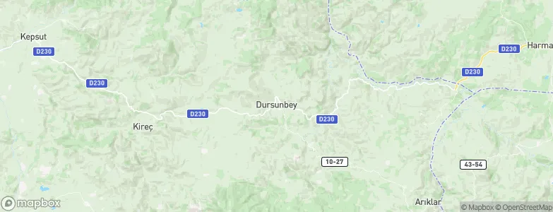 Dursunbey, Turkey Map