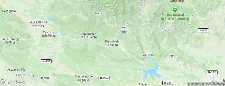 Duruelo de la Sierra, Spain Map
