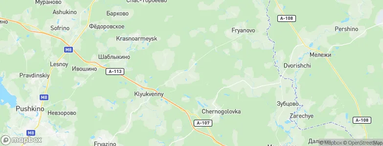 Dushenovo, Russia Map