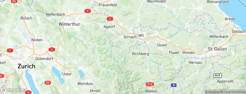 Dussnang, Switzerland Map