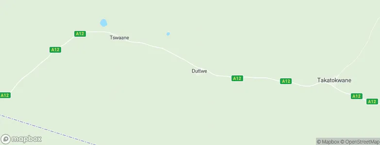 Dutlwe, Botswana Map
