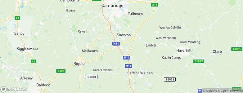 Duxford, United Kingdom Map