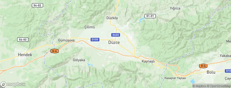 Düzce, Turkey Map