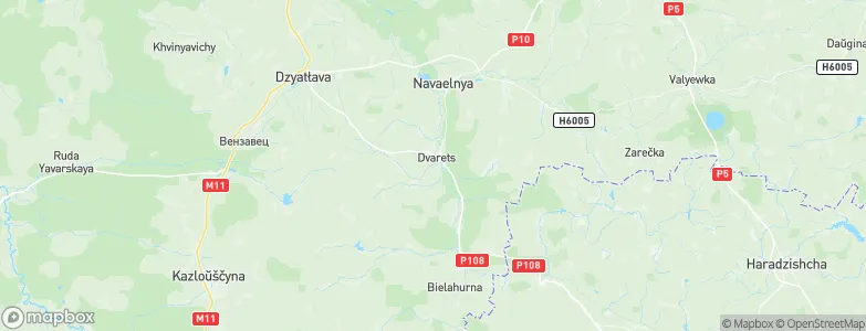 Dvorets, Belarus Map