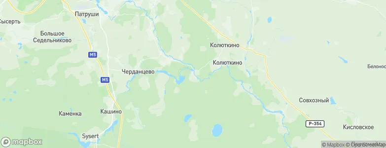 Dvurechensk, Russia Map