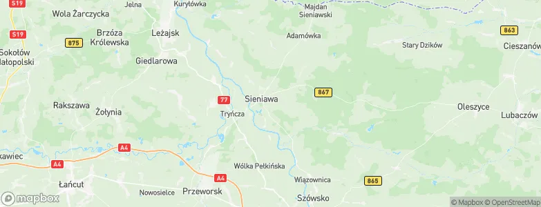 Dybków, Poland Map