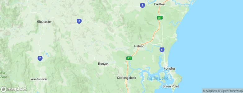 Dyers Crossing, Australia Map