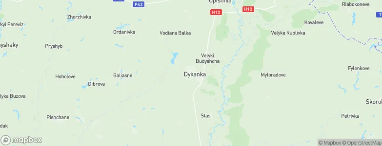 Dykan'ka, Ukraine Map