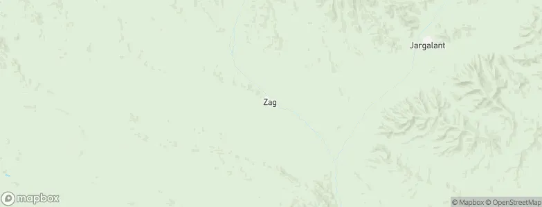Dzag, Mongolia Map