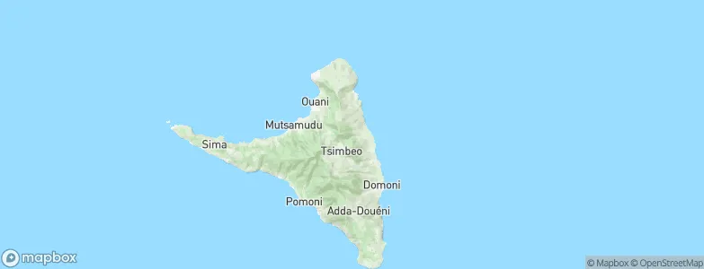 Dziani, Comoros Map