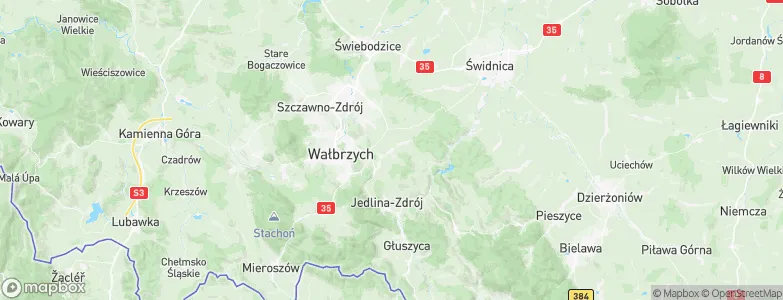 Dziećmorowice, Poland Map