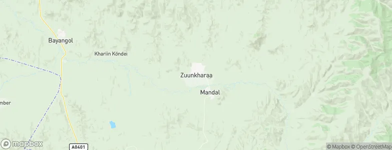 Dzüünharaa, Mongolia Map